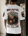 Maxcorners What Happens At The Campground Bigfoot All Over Print LM1601