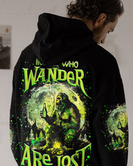 Maxcorners Not All Who Wander Are Lost Bigfoot Compass All Over Print - Tlnz1002253 LM1601