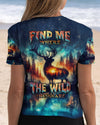 Maxcorners Find Me Where The Wild Things Are Deer Hunting Nature All Over Print LM1501