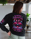 Maxcorners Making Memories One Campfire At A Time Flamingo Christmas All Over Print LM2101