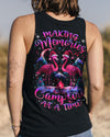 Maxcorners Making Memories One Campfire At A Time Flamingo Christmas All Over Print LM2101