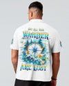 Maxcorners Not All Who Wander Are Lost Compass All Over Print LM2101