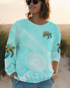 Maxcorners Saltwater Heals Everything Turtle All Over Print LM1501
