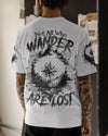 Maxcorners Not All Who Wander Are Lost Compass All Over Print LM1501