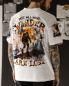 Maxcorners Not All Who Wander Are Lost Bigfoot Compass All Over Print LM2101