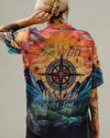Maxcorners Not All Who Wander Are Lost Compass Forest Hawaiian Shirt LM2101