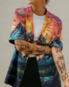 Maxcorners Not All Who Wander Are Lost Compass Forest Hawaiian Shirt LM2101