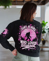 Maxcorners Just A Girl Who Loves Bigfoot All Over Print LM2101