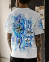 Maxcorners Not All Who Wander Are Lost Compass All Over Print LM1501