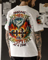 Maxcorners Making Memories One Campfire At A Time Bigfoot All Over Print LM1601