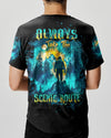 Maxcorners (Hot Deal) Always Take The Scenic Route Compass Bigfoot All Over Print LM1601