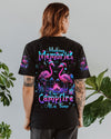 Maxcorners Making Memories One Campfire At A Time Flamingo Christmas All Over Print LM2101
