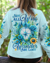 Maxcorners Not All Who Wander Are Lost Compass All Over Print LM2101