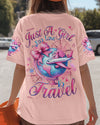 Maxcorners Just A Girl Who Loves Travel All Over Print LM1501