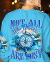 Maxcorners Not All Who Wander Are Lost Compass All Over Print LM2101
