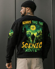 Maxcorners Always Take The Scenic Route Bigfoot All Over Print LM1601