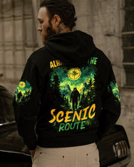 Maxcorners Always Take The Scenic Route Bigfoot All Over Print LM1601