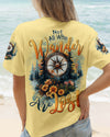Maxcorners Not All Who Wander Are Lost Compass All Over Print LM1501