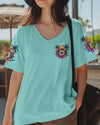 Maxcorners Smell The Sea Feel The Breeze Compass All Over Print LM1501