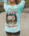 Maxcorners Just A Girl Who Loves Camping All Over Print LM2101