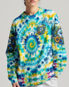 Maxcorners Not All Who Wander Are Lost Compass Tie Dye All Over Print LM2101