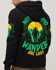 Maxcorners Not All Who Wander Are Lost Bigfoot All Over Print LM1601