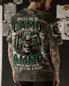 Maxcorners (Hot Deal) Dress Me In Camo Hunting All Over Print LM1601