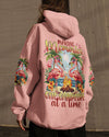 Maxcorners Making Memories One Campfire At A Time Flamingo All Over Print LM2101