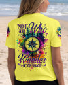 Maxcorners Not All Who Wander Are Lost Compass All Over Print LM1501