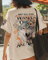Maxcorners Not All Who Wander Are Lost Wolf All Over Print LM2101