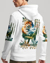 Maxcorners Not All Who Wander Are Lost Lion All Over Print LM2101