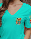 Maxcorners Smell The Sea Feel The Breeze Compass All Over Print LM2101