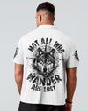 Maxcorners Not All Who Wander Are Lost Wolf All Over Print LM2101