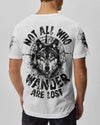 Maxcorners Not All Who Wander Are Lost Wolf All Over Print LM2101