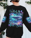 Maxcorners Wild And Free Just Like The Sea Whale All Over Print LM2101