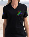 Maxcorners Not All Who Wander Are Lost Turtle All Over Print LM1501