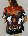 Maxcorners Let's Get Toasted Boos Halloween Hawaiian Shirt LM2101