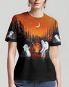 Maxcorners Let's Get Toasted Boos Halloween All Over Print LM2101