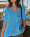 Maxcorners Smell The Sea Feel The Breeze Compass All Over Print LM1501
