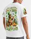 Maxcorners Life Is Better With A Beer And A Campfire Patrick's Day All Over Print LM2101