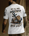 Maxcorners Not All Who Wander Are Lost Anchor Compass All Over Print LM1501