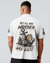 Maxcorners Not All Who Wander Are Lost Anchor Compass All Over Print LM1501