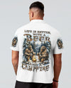Maxcorners Life Is Better With A Beer And A Campfire Bigfoot All Over Print LM2101