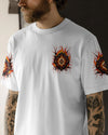 Maxcorners Not All Who Wander Are Lost Compass Fire All Over Print LM1501