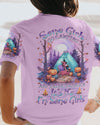 Maxcorners Some Girls Go Camping Flamingo All Over Print LM2101