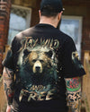 Maxcorners Stay Wild And Free Bear All Over Print LM1501