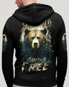 Maxcorners Stay Wild And Free Bear All Over Print LM1501