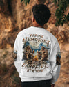 Maxcorners (Hot Deal) Making Memories One Campfire At A Time Bigfoot All Over Print LM1601