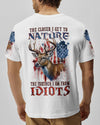 Maxcorners The Closer I Get To Nature Deer Hunting All Over Print LM2101