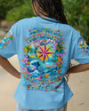 Maxcorners Smell The Sea Feel The Breeze Compass All Over Print LM1501